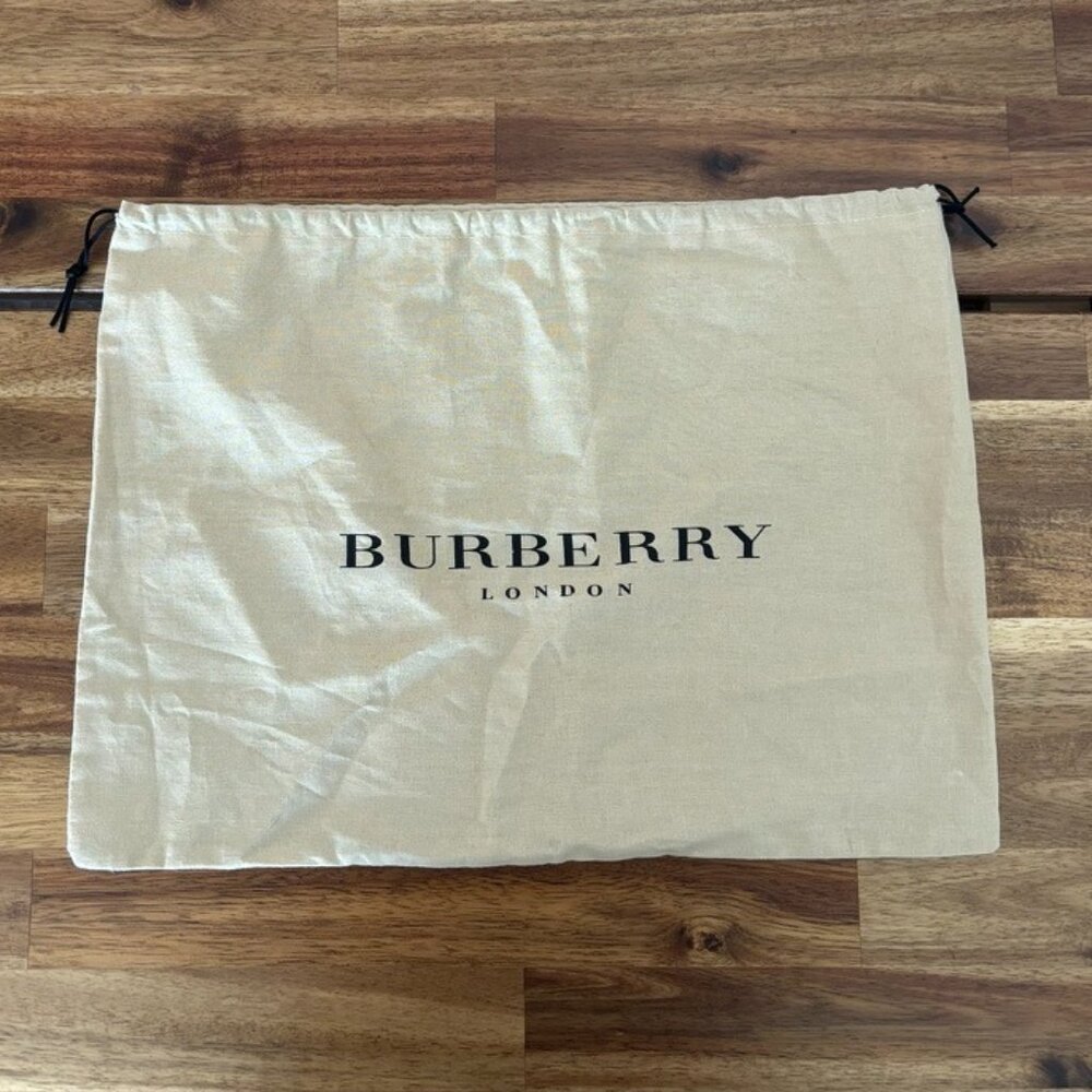 Authentic Burberry London Cloth Drawstring Dust Bag Beige